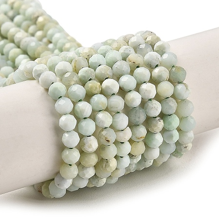 Natural Green Opal Beads Strands G-Z035-A02-02A-1