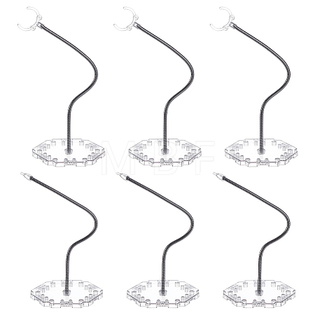 ABS Model Assembled Action Figure Display Holders AJEW-WH0596-775B-1