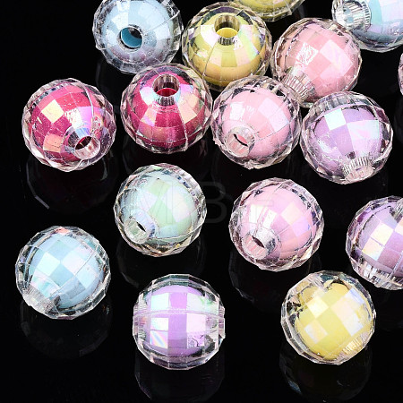 Transparent Acrylic Beads X-TACR-N011-006A-03-1