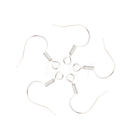 Brass Earring Hooks KK-Q363-S-NF-1