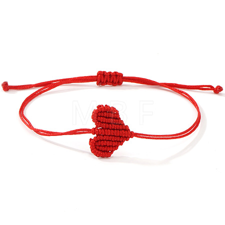 Adjustable Braided Polyester Cord Bracelets for Friendship and Couple X-VG5785-1-1