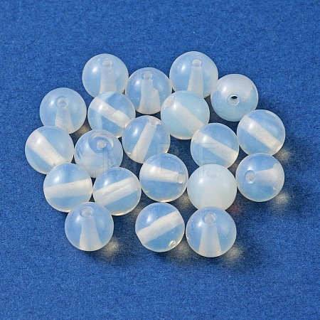 20Pcs Opalite Round Beads G-YW0001-28-1