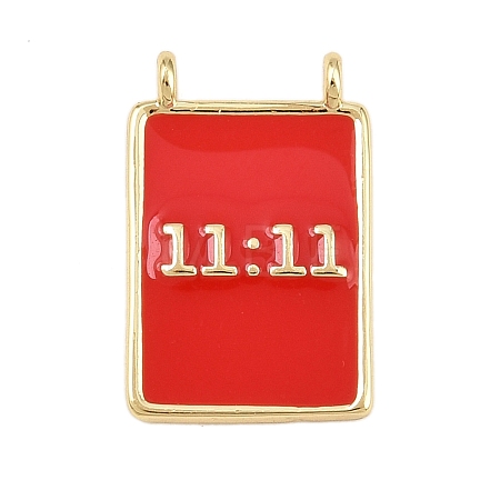 Brass Enamel Pendants KK-L251-01G-C01-1