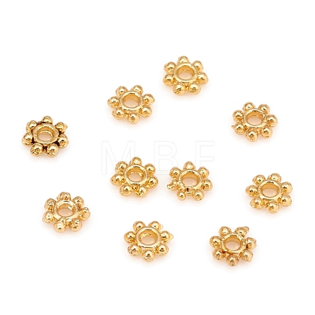 Alloy Daisy Spacer Beads X-KK-D160-18G-1