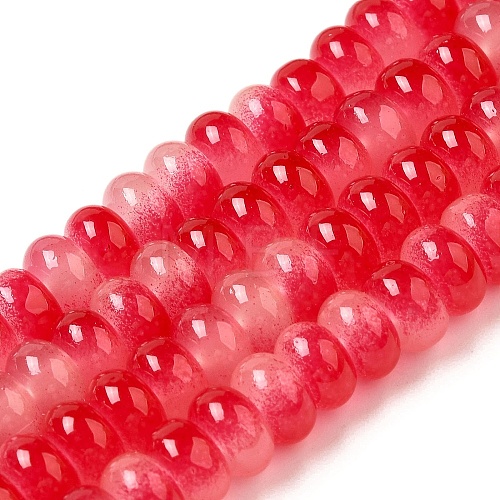 Baking Paint Glass Beads Strands DGLA-C003-01D-1