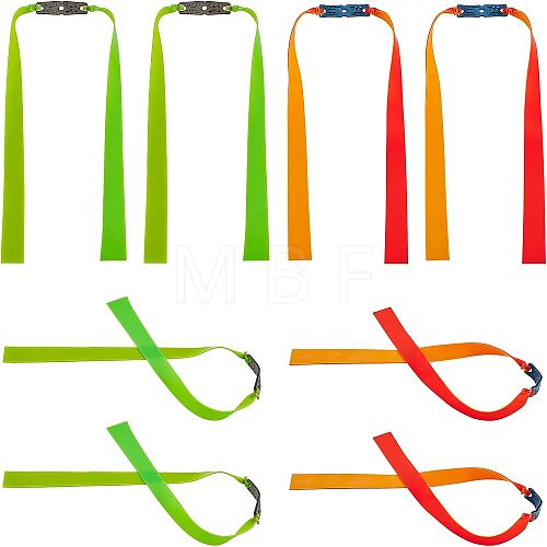 16Pcs 2 Colors Elastic Latex Slingshot Flat Rubber Bands FIND-FH0002-69-1