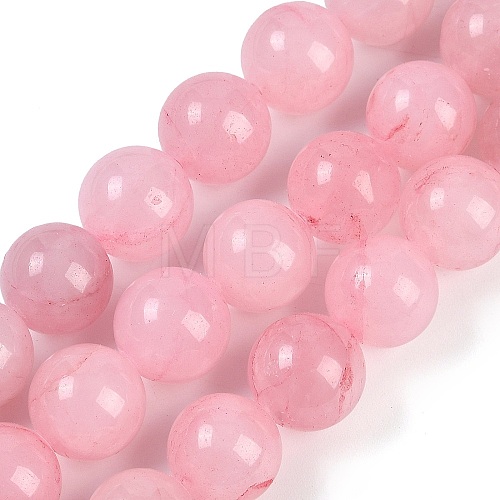 Natural Rose Quartz Beads Strands G-F591-04-14MM-1