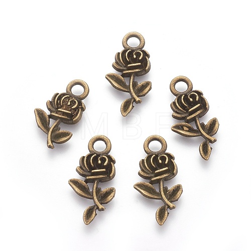 Tibetan Style Alloy Pendants PALLOY-WH0054-01AB-1