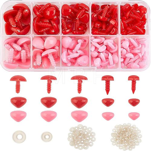 Resin Doll Nose with Washers DIY-WH0209-06B-1