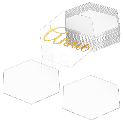 Acrylic Blank Place Card DIY-WH0430-614C-1