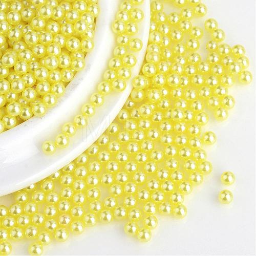 Imitation Pearl Acrylic Beads OACR-S011-2mm-Z3-1