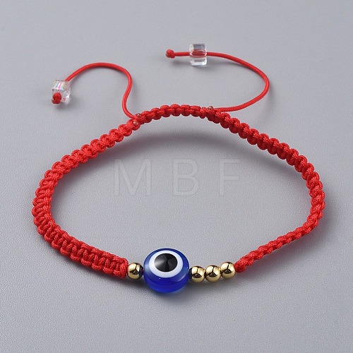 Nylon Thread Braided Bead Bracelets X-BJEW-JB04769-01-1