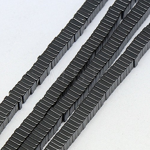 Electroplate Non-magnetic Synthetic Hematite Heishi Beads Strands G-J171A-2x2mm-03-1