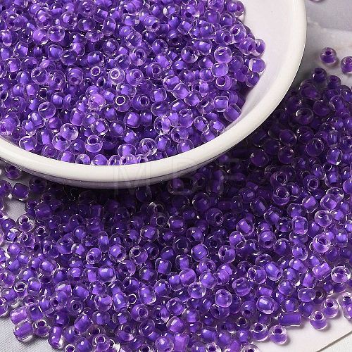 8/0 Transparent Glass Seed Beads SEED-F003-03B-09-1