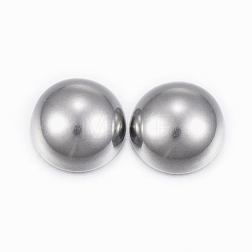 304 Stainless Steel Cabochons X-STAS-H398-12mm-37P-1