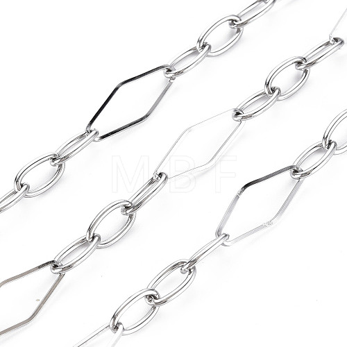 Tarnish Resistant 304 Stainless Steel Figaro Chains CHS-S008-013P-1