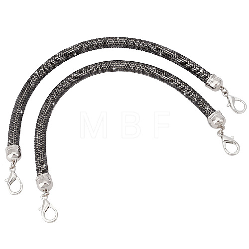 Alloy Rhinestone Round Rope Bag Straps FIND-WH0419-41C-1