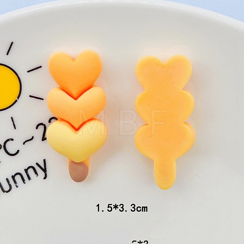 Valentine's Day Opaque Resin Decoden Cabochons PW-WG28439-03-1