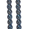 Electroplate Glass Bead Strands EGLA-H110-01HR-02-1