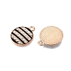 Alloy Enamel Pendants PALLOY-N176-90KCG-2