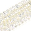 Electroplate Transparent Glass Beads Strands EGLA-N022-04A-D20-1
