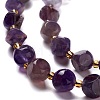 Natural Amethyst Beads Strand G-M367-28B-3