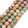 Natural Malaysia Jade Beads Strands G-B165-C06-14mm-2