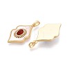 Natural Carnelian(Dyed & Heated) with Shell Pendants KK-N287-12G-01-2