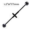 304 Stainless Steel Long Barbell Cartilage Earrings FS-WGA4435-11-2
