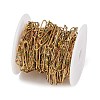 304 Stainless Steel Enamel Dapped Chain Oval Link Chains CHS-K021-15G-09-2