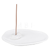 1Pc Oval Ceramic Incense Burner Holder AJEW-ME0003-93B-1