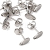 Non-Tarnish 304 Stainless Steel Stud Earring Findings STAS-R063-38-2