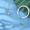 24Pcs 6 Styles Brass Spring Ring Clasps FIND-PH0009-98-4