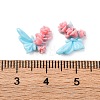 Butterfly with Flower Opaque Resin Cabochons FIND-L019-05-3