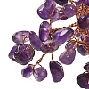 Christmas Natural Amethyst Chips Tree Decorations DJEW-K028-03A-3