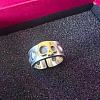 Halloween Two Tone Alloy Skull Cuff Open Rings for Unisex WG69205-01-3
