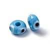 Handmade Evil Eye Lampwork Beads LAMP-F021-01-01-2