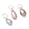 Natural Cultured Freshwater Pearl Pendants PALLOY-JF05301-02-2