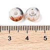Opaque Spray Painted Glass Beads X1-GLAA-G118-01Q-3