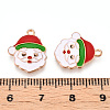 Christmas Theme Alloy Enamel Pendants ENAM-N056-403G-3