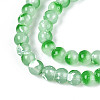 Baking Paint Glass Beads Strands DGLA-N015-4mm-09-3