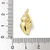 Brass Micro Pave Clear Cubic Zirconia Pendants KK-U046-02G-06-3