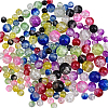 1920Pcs 3 Style Spray Painted Crackle Glass Beads CCG-CJ0001-04-4