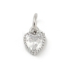 Brass Micro Pave Cubic Zirconia Pendants KK-H204-01P-05-1