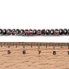 Electroplate Glass Beads Strands GLAA-Q105-03S-4