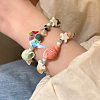 7Pcs 7 Colors Handmade Lampwork Beads LAMP-PA0001-84-5