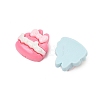 Opaque Resin Cabochons CRES-M037-08A-3