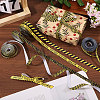5Rolls 5 Styles Polyester Grosgrain Ribbon OCOR-CA0001-39-5