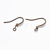 Brass Ear French Earring Hooks LS-KK-K225-11-AB-1