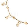 304 Stainless Steel Satellite Chains Anklets AJEW-AN00690-3